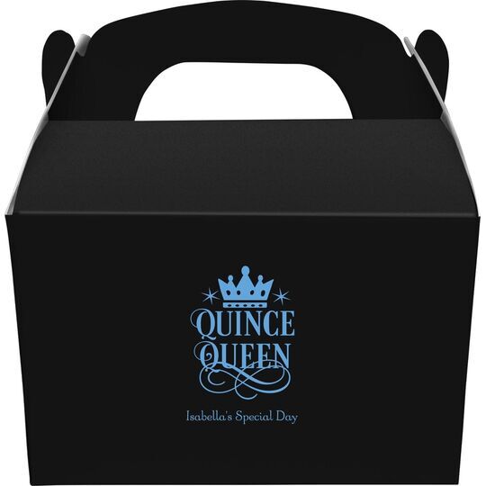 Quince Queen Gable Favor Boxes